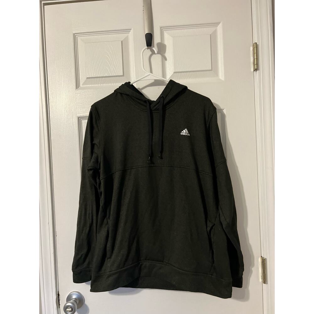Adidas Climawarm Green Black Men's Hoodie Size Large